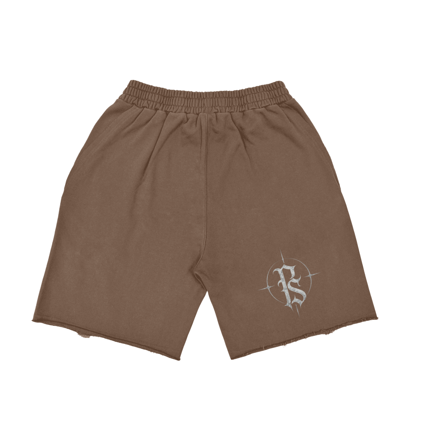 Vintage Washed Tiger Stripes Short Pants