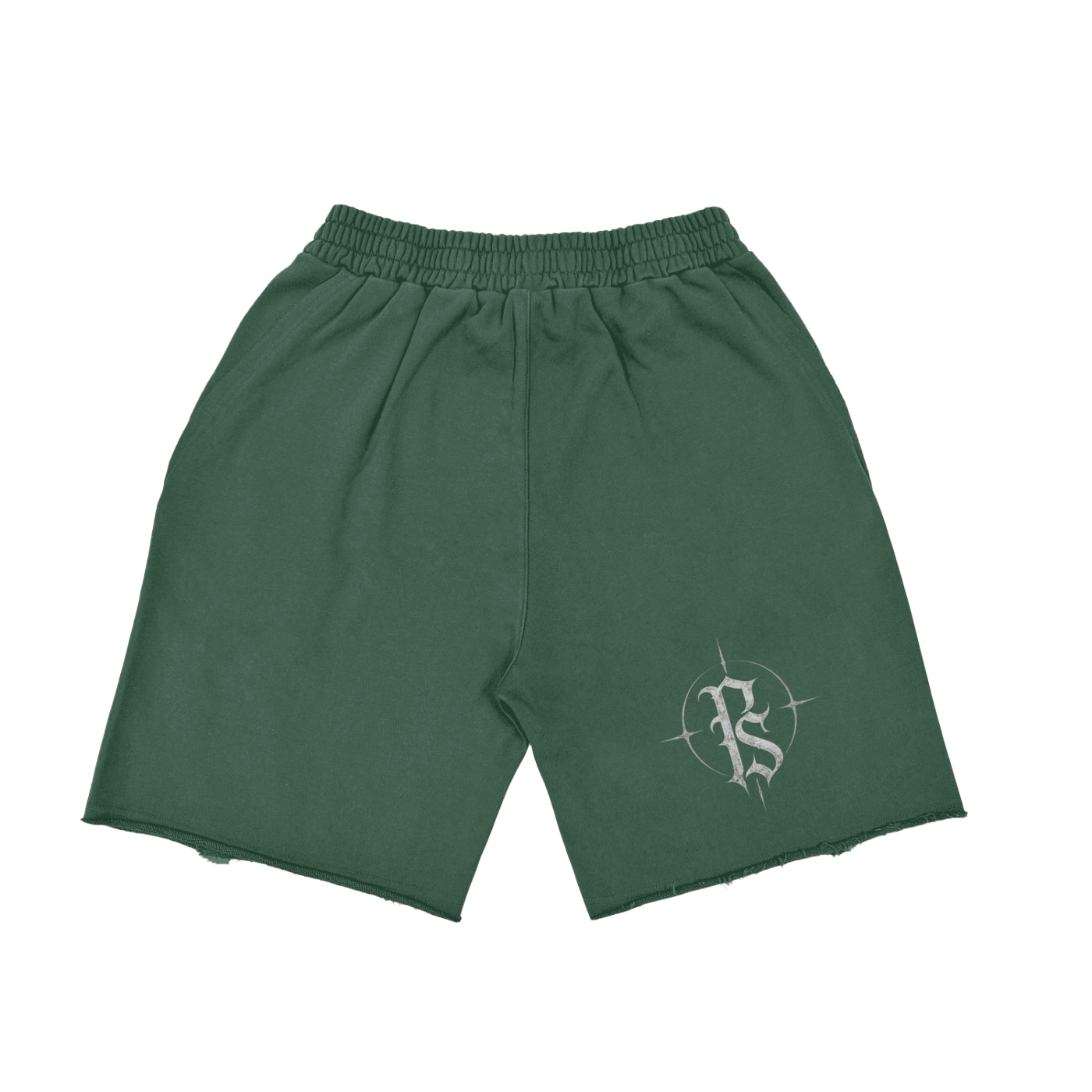 Vintage Washed Tiger Stripes Short Pants