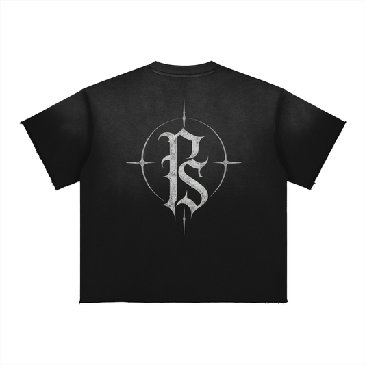Sun Fade Raw Edge T-Shirt