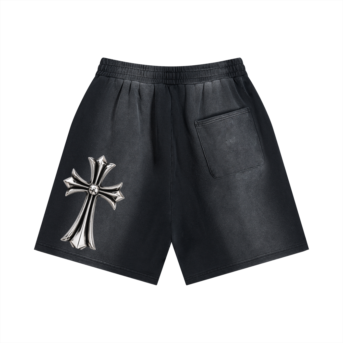 Sun Fade Distressed Shorts