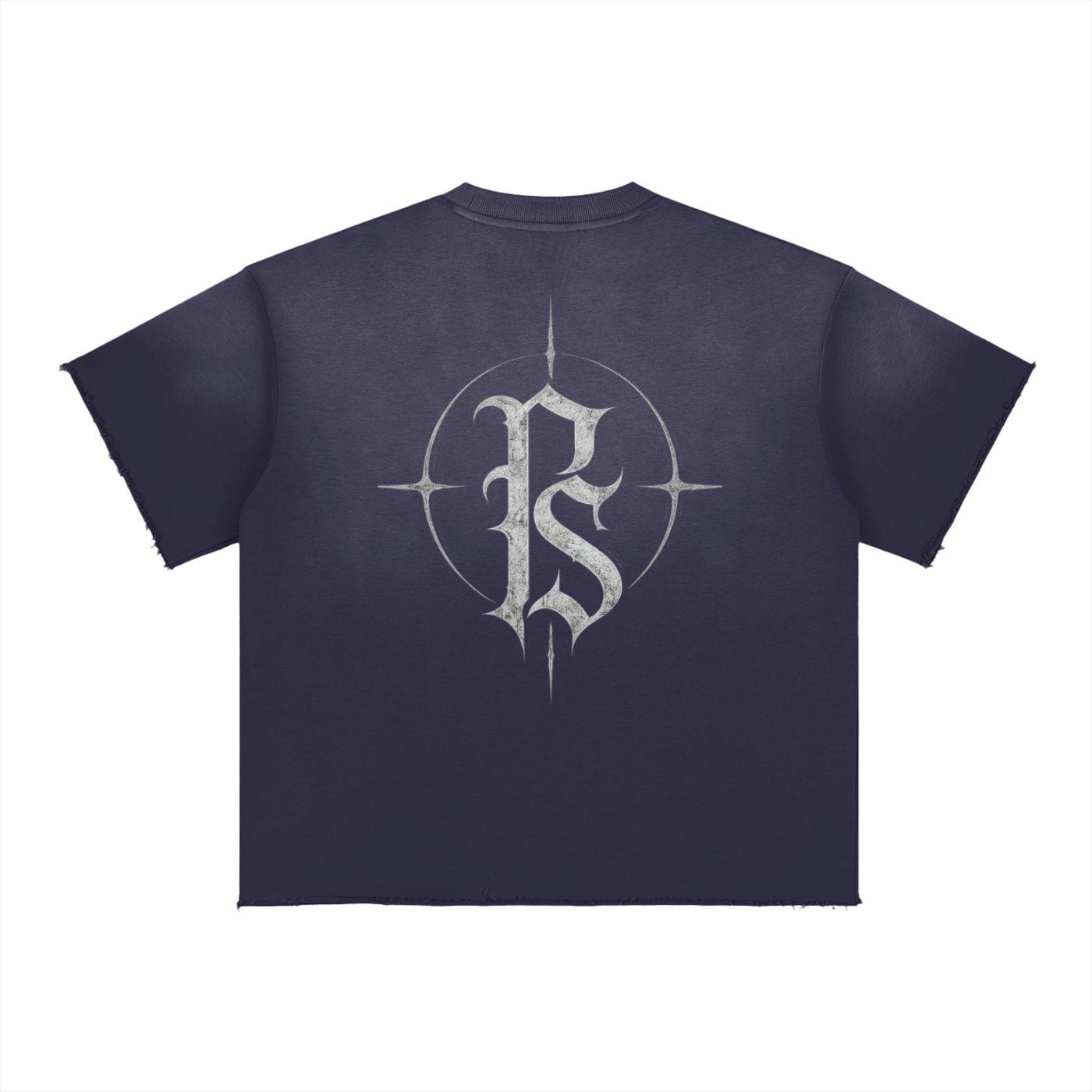 Sun Fade Raw Edge T-Shirt