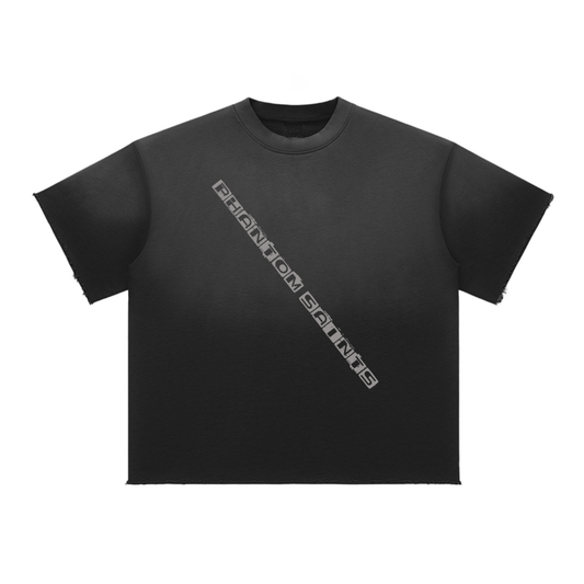 Sun Fade Raw Edge T-Shirt