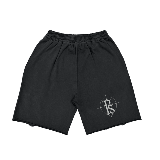 Vintage Washed Tiger Stripes Short Pants